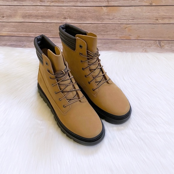 Timberland Women’s Ray City 6 Inch Waterproof Wheat Boots - Picture 4 of 7